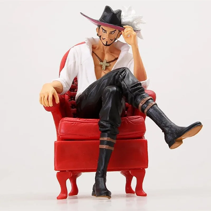 Hot Comic Anime Eiichiro Oda One Piece First Swordman Dracule Mihawk On Chair Creator 14CM Action Figure
Hot Comic Anime Eiichiro Oda One Piece First Swordman Dracule Mihawk On Chair Creator 14CM Action Figure