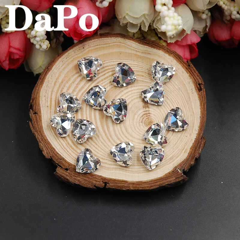 6mm 8mm 10mm 12mm 14mm 18mm 27mm Crystal Clear Color Point Back Crystal Glass Heart Shaped Beads DIY No Hole For Wedding
6mm 8mm 10mm 12mm 14mm 18mm 27mm Crystal Clear Color Point Back Crystal Glass Heart Shaped Beads DIY No Hole For Wedding