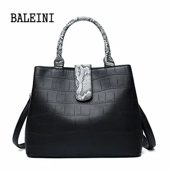 2019 Leather Women Handbags High-Quality Crocodile Pattern Famous Brands Ladies Designer Classic Simple Bags PU Female Tote Bag
2019 Leather Women Handbags High-Quality Crocodile Pattern Famous Brands Ladies Designer Classic Simple Bags PU Female Tote Bag