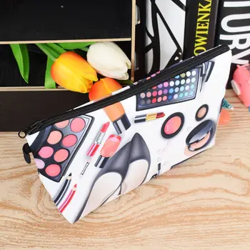 3D Printing Cosmetic Bags Zipper Polyester Storage Travel Organizer Necessary For Women Makeup Fashion Handbag Female
3D Printing Cosmetic Bags Zipper Polyester Storage Travel Organizer Necessary For Women Makeup Fashion Handbag Female