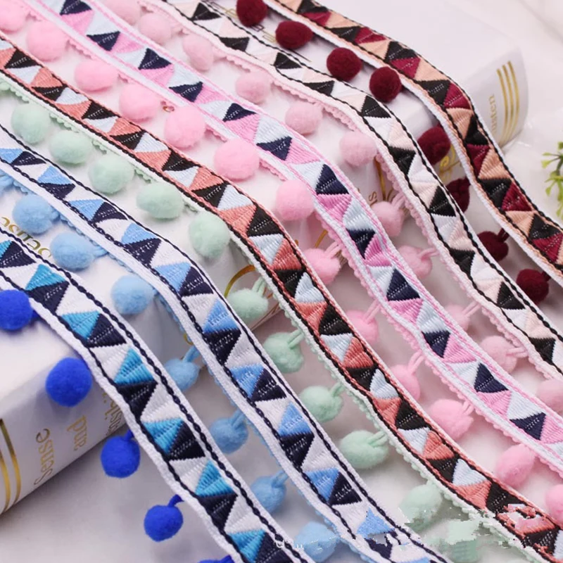 1Yard Pom Pom Trim Lace Fabric Sewing Accessories Pompons Trim tassel Ball Fringes Ribbon Lace For DIY Material Craft Apparel
1Yard Pom Pom Trim Lace Fabric Sewing Accessories Pompons Trim tassel Ball Fringes Ribbon Lace For DIY Material Craft Apparel