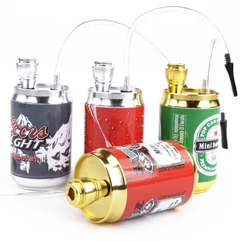 1PC New Multi Colors Beer Bottle Cans Water Pipe Metal Aluminum Mini Smoking Hookah Shisha Gold & Silver Tobacco Water Pipes
1PC New Multi Colors Beer Bottle Cans Water Pipe Metal Aluminum Mini Smoking Hookah Shisha Gold & Silver Tobacco Water Pipes