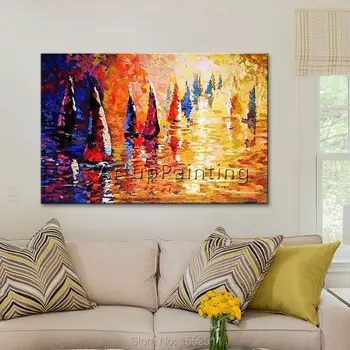 Hand painted abstract oil painting boat ship sailing canvas oil paintings Wall art Pictures for living room modern wallpaper 3
Hand painted abstract oil painting boat ship sailing canvas oil paintings Wall art Pictures for living room modern wallpaper 3