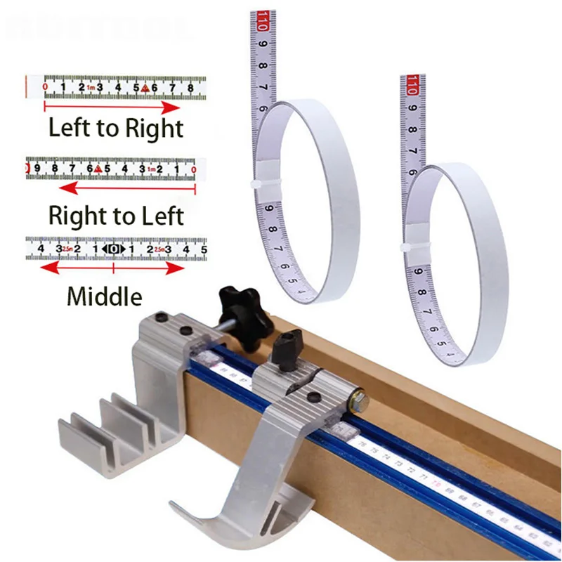 Metric Self Adhesive Tape Measure Steel Miter Saw Scale Miter Track Ruler For T-track Router Table Saw Band Saw Woodworking Tool
Metric Self Adhesive Tape Measure Steel Miter Saw Scale Miter Track Ruler For T-track Router Table Saw Band Saw Woodworking Tool