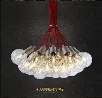 Creative lighting red bubble chandelier living room bedroom dining room study industrial retro light simple energy-saving chande
Creative lighting red bubble chandelier living room bedroom dining room study industrial retro light simple energy-saving chande