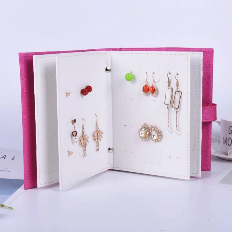 Fashion Design Jewelry Boxes And Packaging Pu Leather Stud Earrings Collection Book Creative Jewelry Display Jewellery Gift Box
Fashion Design Jewelry Boxes And Packaging Pu Leather Stud Earrings Collection Book Creative Jewelry Display Jewellery Gift Box