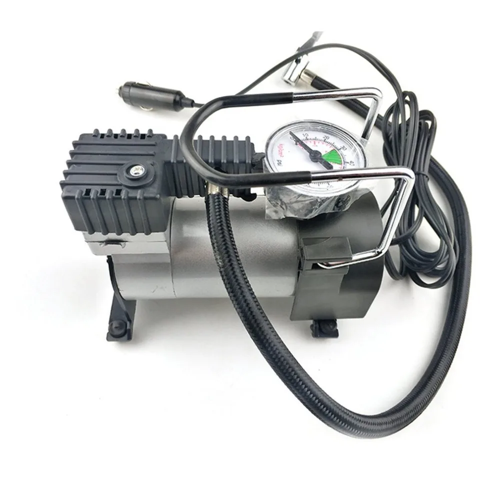 12V Portable Electric Tire Inflator Pump Single Cylinder Gauge Air Compressor With LED Flashlight For Car Trucks Tires
12V Portable Electric Tire Inflator Pump Single Cylinder Gauge Air Compressor With LED Flashlight For Car Trucks Tires
