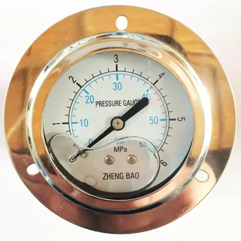 Shanghai Zhengbao YN60-ZT 0-6MPa with axial edge seismic / oil / earthquake / shockproof pressure gauge
Shanghai Zhengbao YN60-ZT 0-6MPa with axial edge seismic / oil / earthquake / shockproof pressure gauge