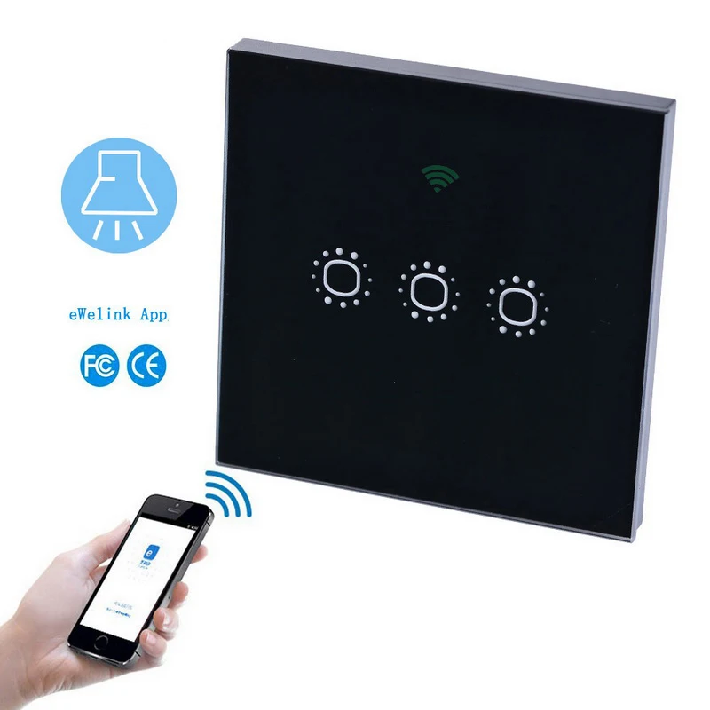 1/2/3 Gang Wireless Smart Touch Switch Panel Tempered Glass Wifi Sensor Wall Light Switch N/L 2 Specifications Support Timed
1/2/3 Gang Wireless Smart Touch Switch Panel Tempered Glass Wifi Sensor Wall Light Switch N/L 2 Specifications Support Timed