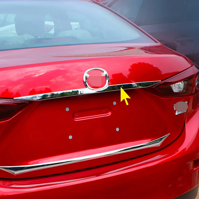 1pcs For Mazda 3 Axela Sedan 2014 2015 2016 2017 ABS Chrome Rear Trunk Tailgate Door Lid Cover Trim Handle Strip Molding
1pcs For Mazda 3 Axela Sedan 2014 2015 2016 2017 ABS Chrome Rear Trunk Tailgate Door Lid Cover Trim Handle Strip Molding