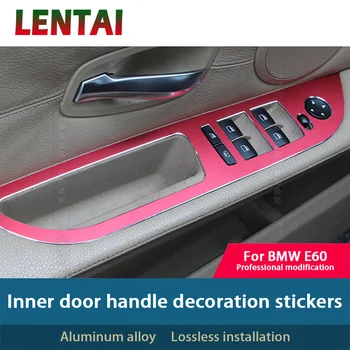 LENTAI Car Aluminum Alloy Interior Door Handle Frame Window Lifter Botton Switch Sticker For BMW E60 520Li 5 series Accessories
LENTAI Car Aluminum Alloy Interior Door Handle Frame Window Lifter Botton Switch Sticker For BMW E60 520Li 5 series Accessories