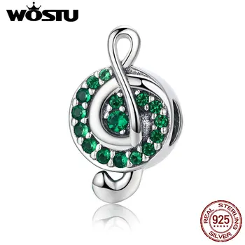 WOSTU Hot Sale Real 925 Sterling Silver I Love Music Note Green CZ Beads Fit Charm Bracelet Beads Jewelry Gift CQC450
WOSTU Hot Sale Real 925 Sterling Silver I Love Music Note Green CZ Beads Fit Charm Bracelet Beads Jewelry Gift CQC450