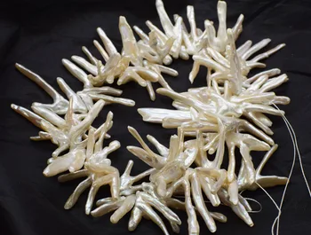 big unique! loose beads freshwater pearl white branch baroque nature 15" 30-45mm for making jewelry necklace FPPJ wholesale
big unique! loose beads freshwater pearl white branch baroque nature 15" 30-45mm for making jewelry necklace FPPJ wholesale