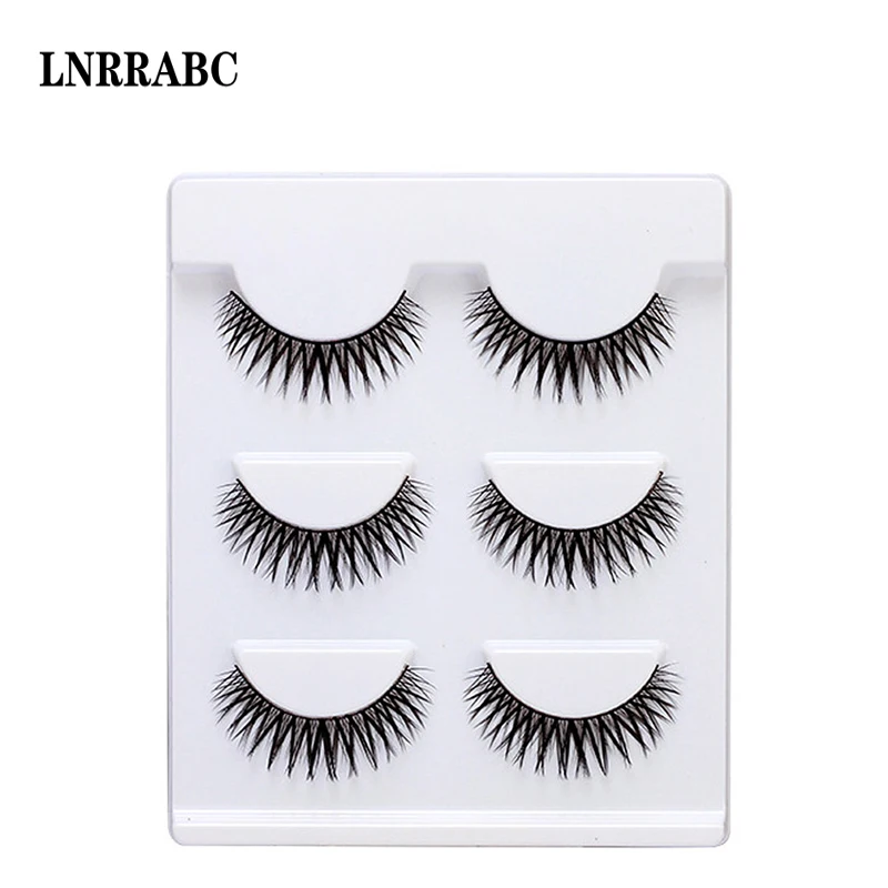Fashion Professional 10 Styles High-grade False Eyelashes 3 Pairs Natural Handmade False Eyelashes Fake Lashes Long Makeup
Fashion Professional 10 Styles High-grade False Eyelashes 3 Pairs Natural Handmade False Eyelashes Fake Lashes Long Makeup