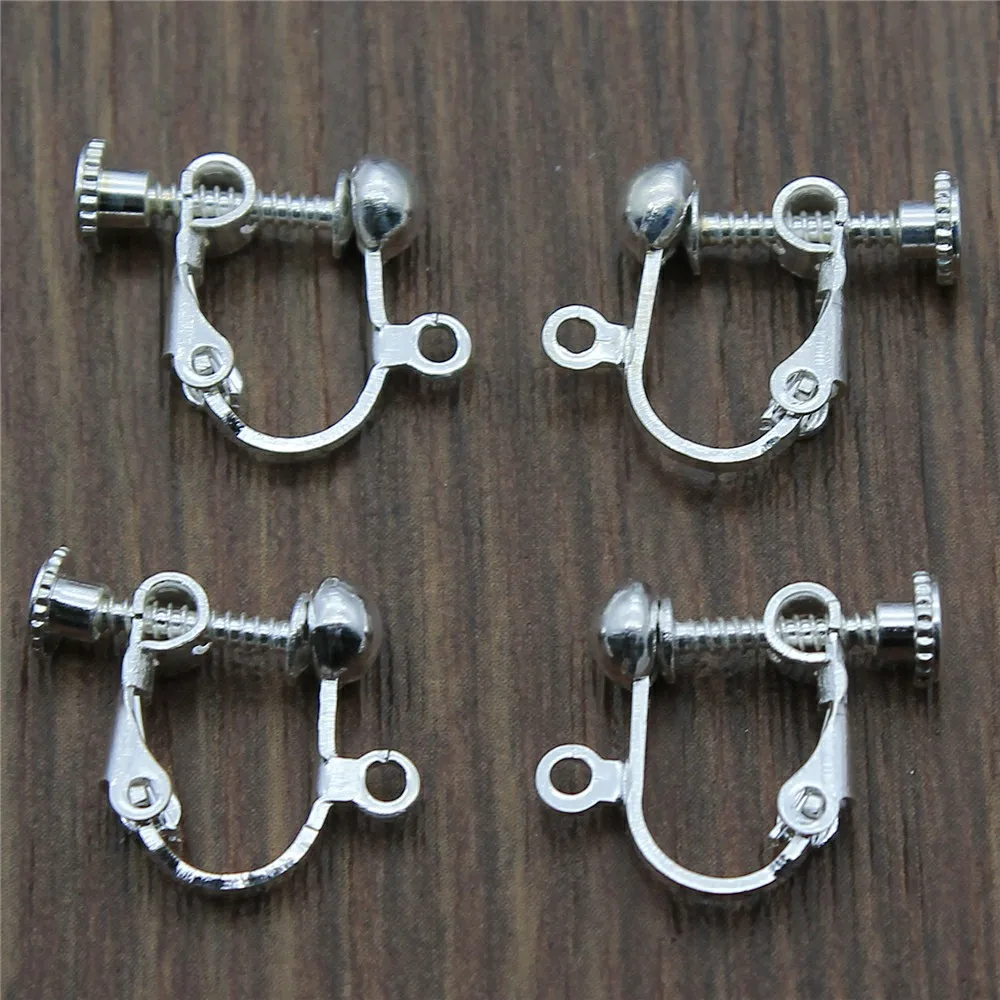 7 Colors 14x17mm Ear Clip Accessories Rotate Screws Earring Clip Connector For DIY Jewelry Making 10pcs/lot
7 Colors 14x17mm Ear Clip Accessories Rotate Screws Earring Clip Connector For DIY Jewelry Making 10pcs/lot