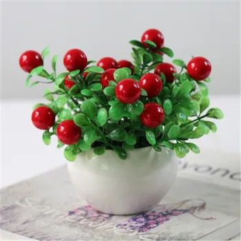 Ceramic Pot Home/Hotel/Office/Festival Artificial Red Fruits Plant Green Plant Table Wedding Flowers Party/Car plant Decor
Ceramic Pot Home/Hotel/Office/Festival Artificial Red Fruits Plant Green Plant Table Wedding Flowers Party/Car plant Decor