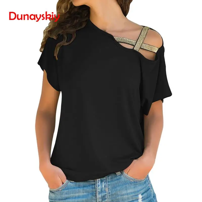 S-5XL Women Skew Neck Irregular Criss Cross Blouse Patchwork Solid Tops Blusa Femme One Shoulder Summer Shirt Plus Size Hollow
S-5XL Women Skew Neck Irregular Criss Cross Blouse Patchwork Solid Tops Blusa Femme One Shoulder Summer Shirt Plus Size Hollow
