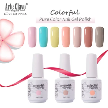 Arte Clavo 15ML Gray Pink Colors Gel Nail Polish Nails Art Vernis UV LED Primer Semi Permanent Soak Off Gel Lacquer Gel Lak
Arte Clavo 15ML Gray Pink Colors Gel Nail Polish Nails Art Vernis UV LED Primer Semi Permanent Soak Off Gel Lacquer Gel Lak