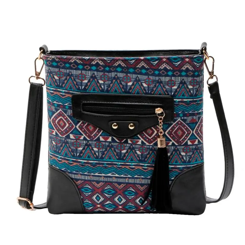 Women Handbag Fashion Casual Bohemian Printing Style Ladies Messenger Bags Feminina Bolsa Vintage Crossbody Shoulder Bag
Women Handbag Fashion Casual Bohemian Printing Style Ladies Messenger Bags Feminina Bolsa Vintage Crossbody Shoulder Bag