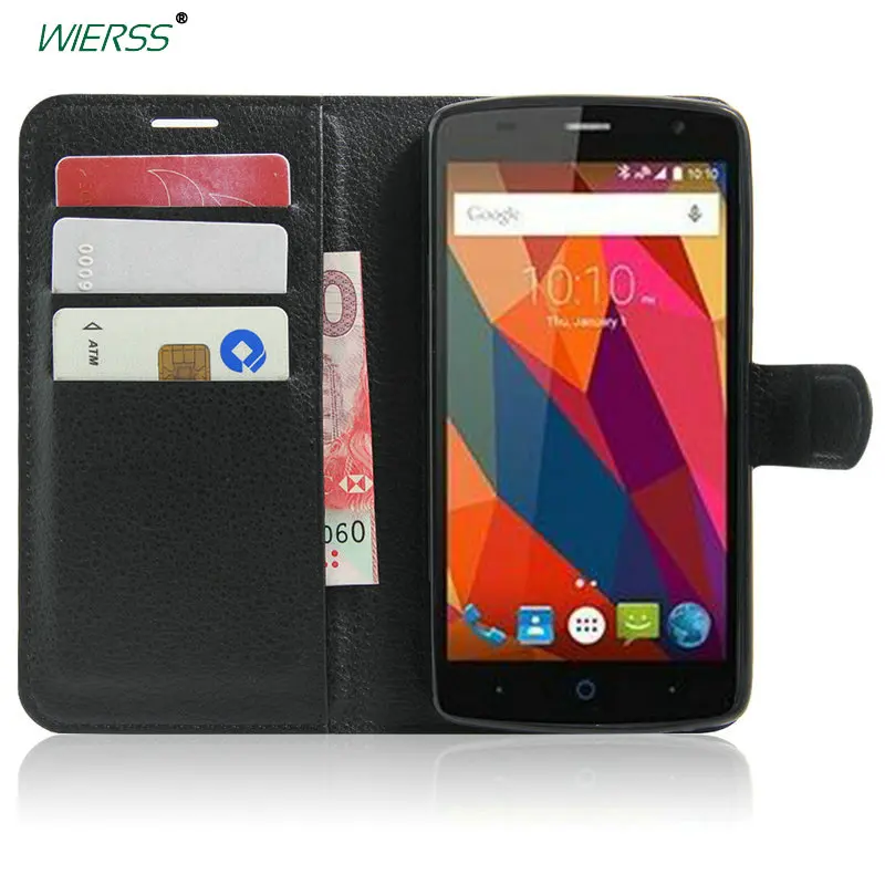 Фото Роскошный кожаный чехол-книжка для ZTE Blade L5 Plus /L0510/ZTE задняя крышка чехол-бумажник