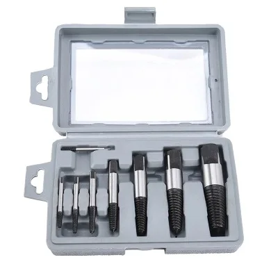 8 piece Easy Out Screw Extractor Set,Damaged Screw Broken Bolt Water Pipe Remover Set
8 piece Easy Out Screw Extractor Set,Damaged Screw Broken Bolt Water Pipe Remover Set