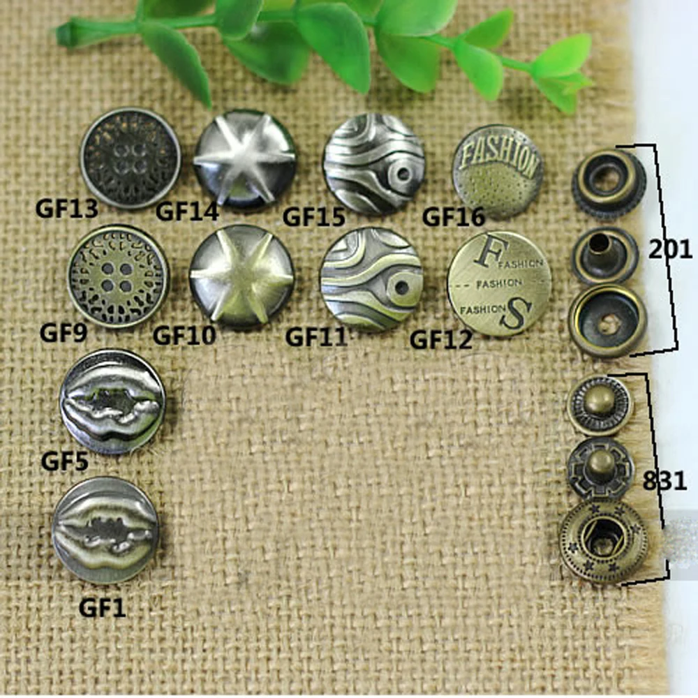 fashion DIY leather craft metal snap button clothes bag shoes sewing accessories wholesale 17mm 50pcs/lot
fashion DIY leather craft metal snap button clothes bag shoes sewing accessories wholesale 17mm 50pcs/lot
