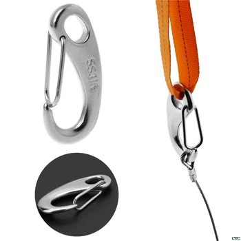 1Pcs Boat Marine Stainless Steel Egg Shape Spring Snap Hook Clip Quick Link Carabiner
1Pcs Boat Marine Stainless Steel Egg Shape Spring Snap Hook Clip Quick Link Carabiner