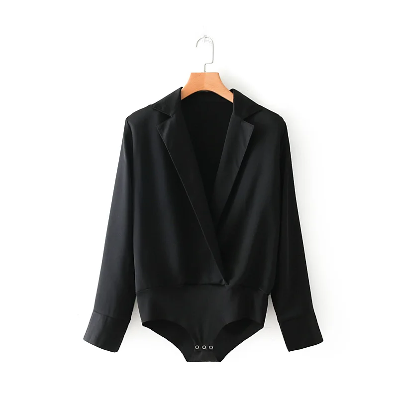 Jenny&Dave bodysuit women england style urban solid color Suit collar v-neck sexy bodysuits women tops body feminino plus size
Jenny&Dave bodysuit women england style urban solid color Suit collar v-neck sexy bodysuits women tops body feminino plus size