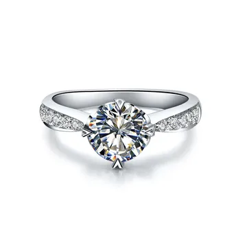 1CT Perfect Design Solid Sterling Silver Fine Diamond Love Promise Jewelry For Girl Genuine Three Layer White Gold Cover
1CT Perfect Design Solid Sterling Silver Fine Diamond Love Promise Jewelry For Girl Genuine Three Layer White Gold Cover