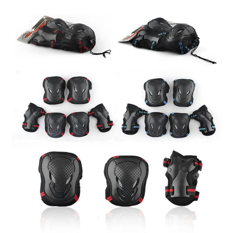 6pcs/Set Sports Safety Set Knee Pads Elbow Pads Wrist Protector Kneepads Protection for Scooter Football Cycling Roller Skating
6pcs/Set Sports Safety Set Knee Pads Elbow Pads Wrist Protector Kneepads Protection for Scooter Football Cycling Roller Skating