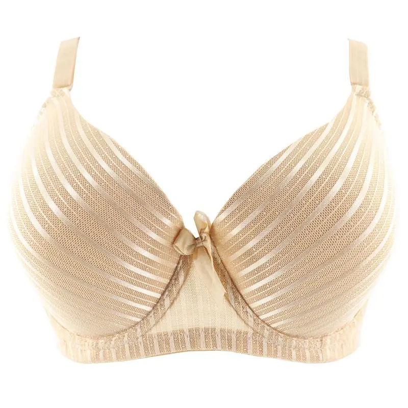 2019 Bras Women Big Breast Striped Bra for Sexy Push Up Soutien-Gorge Women Bralette Thin Brassiere Plus Size 42-46 D Cup
2019 Bras Women Big Breast Striped Bra for Sexy Push Up Soutien-Gorge Women Bralette Thin Brassiere Plus Size 42-46 D Cup