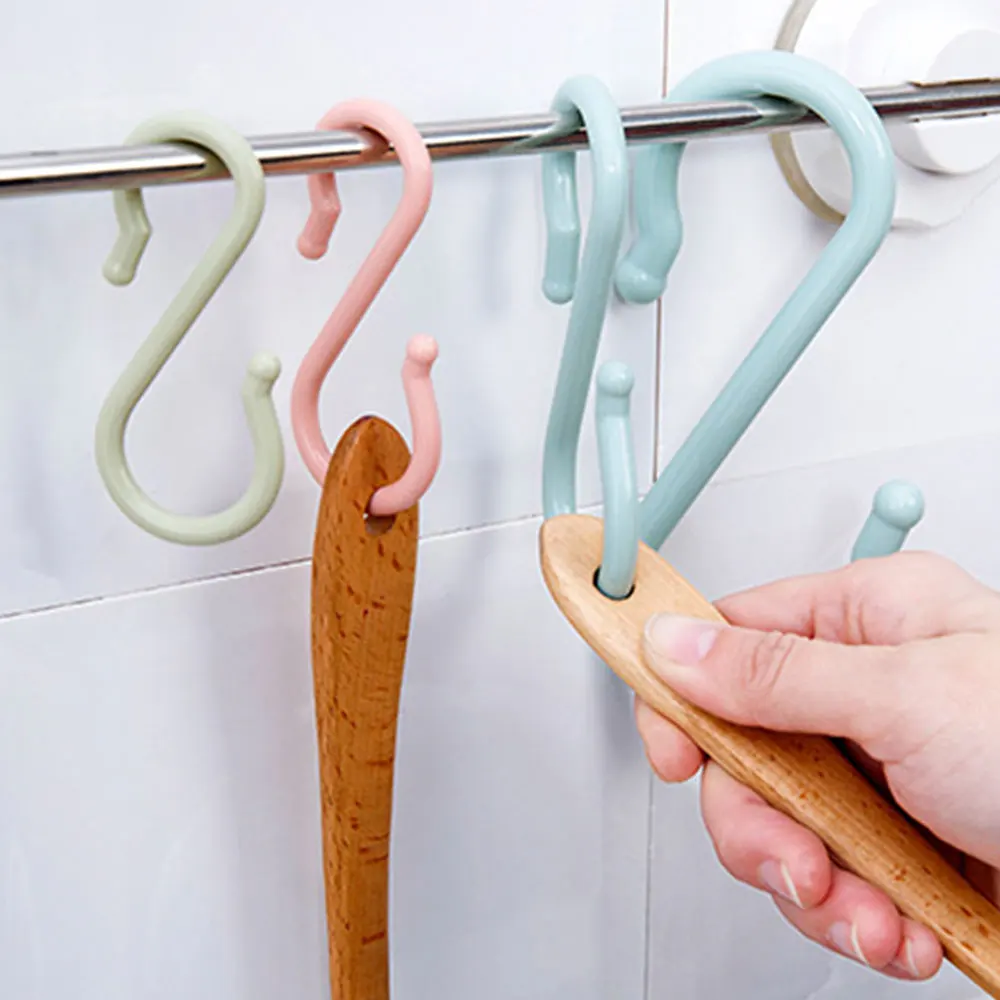 Plastic Hanger S Shaped Hooks Organizer Multi-Function 8pcs/Bag Storage Supplies Couture Powerful
Plastic Hanger S Shaped Hooks Organizer Multi-Function 8pcs/Bag Storage Supplies Couture Powerful