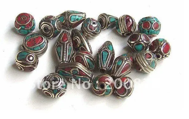 Mix Wholesale 50PCS Nepal Hand Metal Loose Beads Inlay Colorful Stone Free Shipping
Mix Wholesale 50PCS Nepal Hand Metal Loose Beads Inlay Colorful Stone Free Shipping