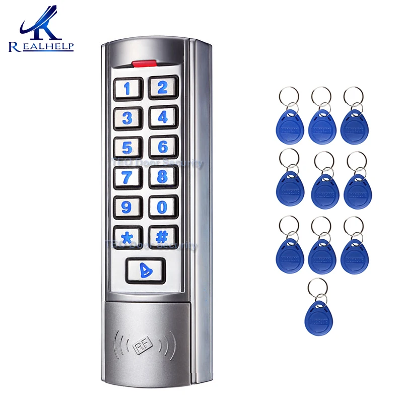 2000Users Metal Keypad Access Control card reader Fast Operating Speed SingleDoor RFID Access with Wiegand 26 12V/24V DC
2000Users Metal Keypad Access Control card reader Fast Operating Speed SingleDoor RFID Access with Wiegand 26 12V/24V DC
