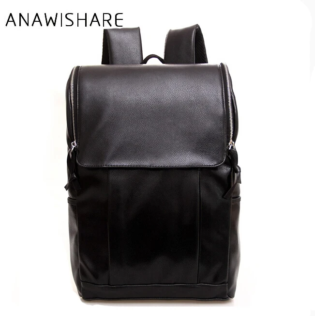 ANAWISHARE Men Backpacks Black Pu Leather Male Schoolbags For Teenagers Mochilas Women Backpacks Waterproof Casual Rucksack
ANAWISHARE Men Backpacks Black Pu Leather Male Schoolbags For Teenagers Mochilas Women Backpacks Waterproof Casual Rucksack