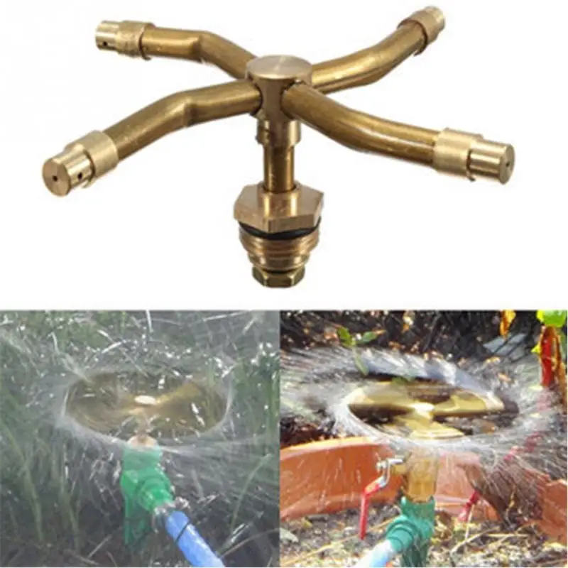NEW Good Quality 360 degree Rotation Sprinkler 1/2 Inch Brass Garden Lawn Watering Irrigation Spray Nozzle
NEW Good Quality 360 degree Rotation Sprinkler 1/2 Inch Brass Garden Lawn Watering Irrigation Spray Nozzle