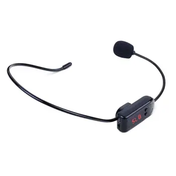 Black Portable FM Wireless Microphone Headset Radio Megaphone For Tour Guide Teaching Meeting Lectures Supplies
Black Portable FM Wireless Microphone Headset Radio Megaphone For Tour Guide Teaching Meeting Lectures Supplies