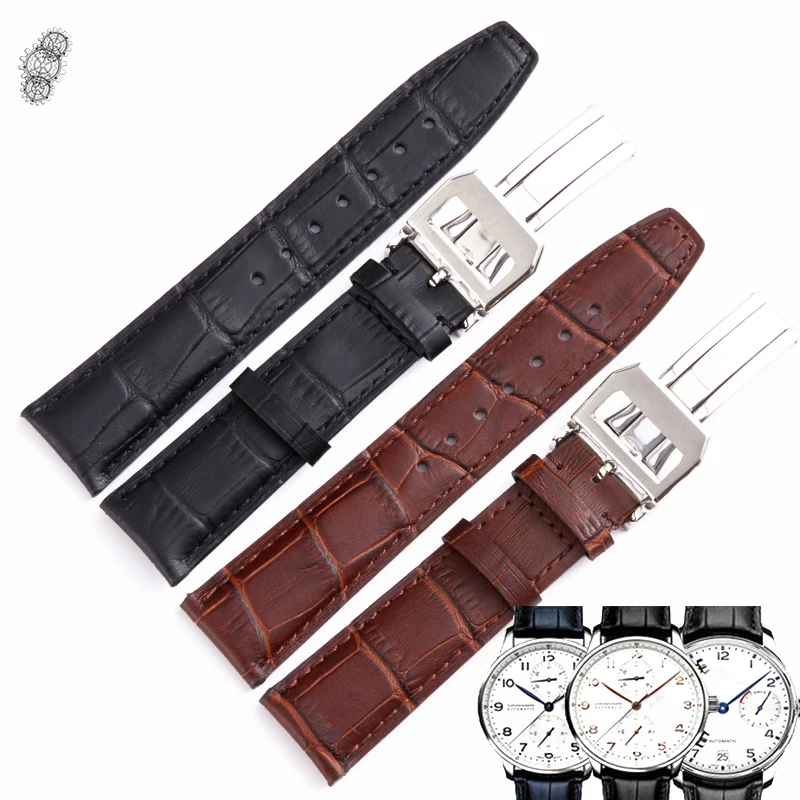 Watch Accessories For IWC Watch Band 20mm 21mm Series Watchband Black Brown Leather Strap Fashion Watchband
Watch Accessories For IWC Watch Band 20mm 21mm Series Watchband Black Brown Leather Strap Fashion Watchband