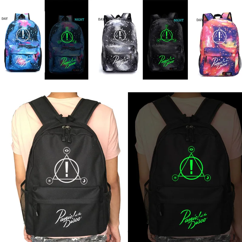Panic At The Disco school bag Starry sky backpack student school bag Notebook backpack Leisure Daily backpack
Panic At The Disco school bag Starry sky backpack student school bag Notebook backpack Leisure Daily backpack