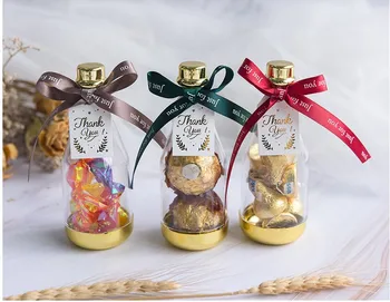 Free Shipping 50pcs party favor candy box custom name and date on tag transparent plastic sweety ribbon bottle gifts for guest
Free Shipping 50pcs party favor candy box custom name and date on tag transparent plastic sweety ribbon bottle gifts for guest