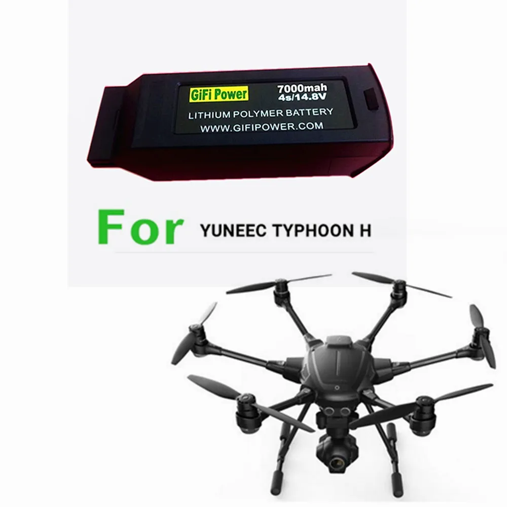 Upgarded 14.8V 7000mAh 4S Lithium Li-po RC Battery Rechargeable Battery For Yuneec YUNEEC TYPHOON H RC Quadcopter
Upgarded 14.8V 7000mAh 4S Lithium Li-po RC Battery Rechargeable Battery For Yuneec YUNEEC TYPHOON H RC Quadcopter