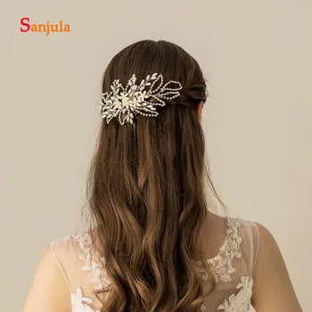 Wedding Hair Comb for Bridal Sliver Chian Beaded Pearls Handmade Flowers Women Hair Accessories bijoux cheveux femme H288
Wedding Hair Comb for Bridal Sliver Chian Beaded Pearls Handmade Flowers Women Hair Accessories bijoux cheveux femme H288