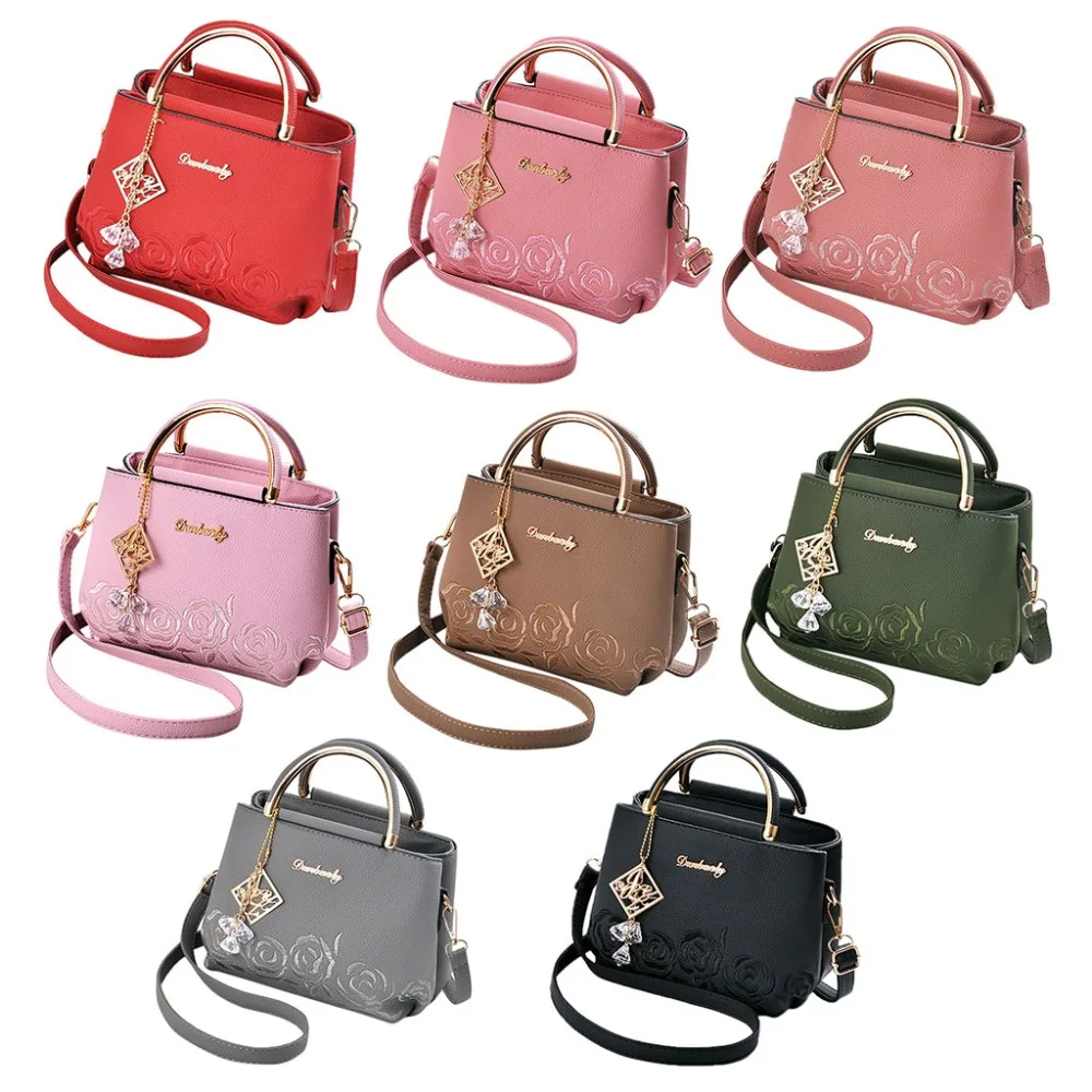 Girls Leather Flower Pendant Handbag Shoulder Messenger Bag Lady Satchel Tote Purse Crossbody Top Handle Bags Women 2018
Girls Leather Flower Pendant Handbag Shoulder Messenger Bag Lady Satchel Tote Purse Crossbody Top Handle Bags Women 2018