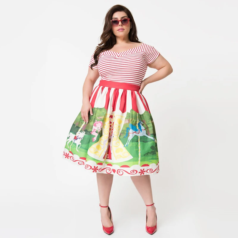 Women Christmas Skirt Sexy Santa Printed Swing Performance A-Line Loose Skirt Tutu Saias Faldas Mujer
Women Christmas Skirt Sexy Santa Printed Swing Performance A-Line Loose Skirt Tutu Saias Faldas Mujer