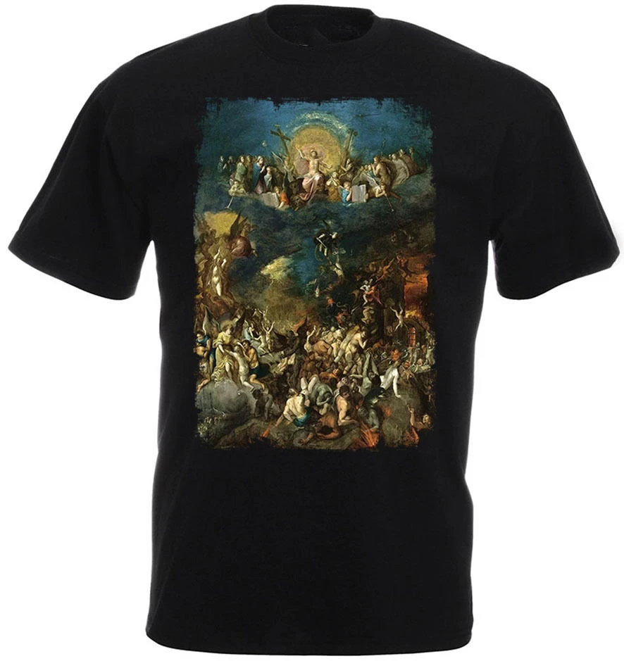 The Last Judgement Catholic Christian t-shirt Jesus Final Judgment cotton black harajuku Summer Trump 2018 free shipping t-shirt
The Last Judgement Catholic Christian t-shirt Jesus Final Judgment cotton black harajuku Summer Trump 2018 free shipping t-shirt