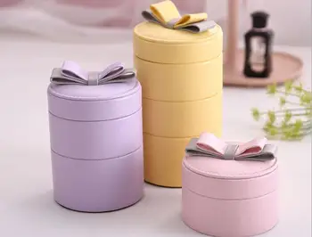 Three Layer Round Jewellery Box Mini Portable Storage Organizer For Jewelery Packaging And Hold Wholesale 5pcs/lot
Three Layer Round Jewellery Box Mini Portable Storage Organizer For Jewelery Packaging And Hold Wholesale 5pcs/lot