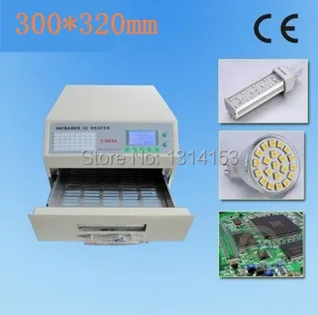 

220V/110V Smart Reflow Oven Infrared IC Heater Soldering Machine 1500W 300 x 320mm BGA SMD SMT Rework CE Certificate / T962A