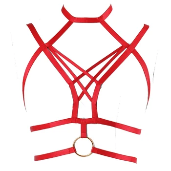 Red Body Harness Lingerie for women Strap Adjust plus size Hollow Out Bra Goth Sexy Tops Halloween Dance Festival Rave Wear
Red Body Harness Lingerie for women Strap Adjust plus size Hollow Out Bra Goth Sexy Tops Halloween Dance Festival Rave Wear