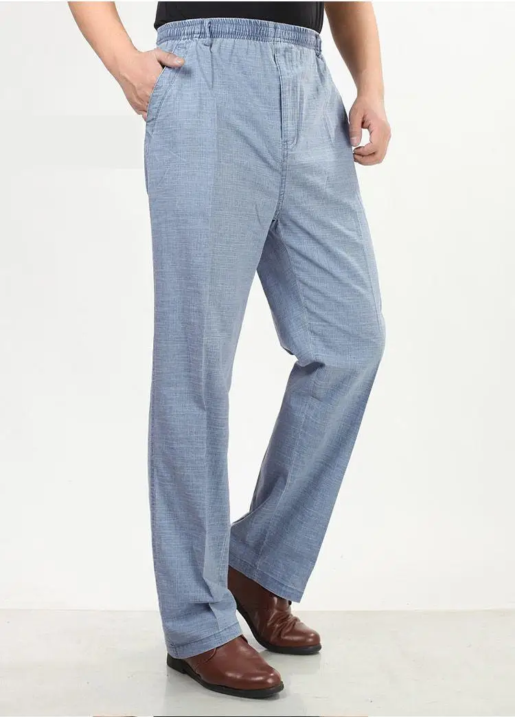 Male Spring Plus Size High Pockets Straight Elastic Waist Loose Full Length Flax Pants Man Summer Solid Flax Trousers
Male Spring Plus Size High Pockets Straight Elastic Waist Loose Full Length Flax Pants Man Summer Solid Flax Trousers