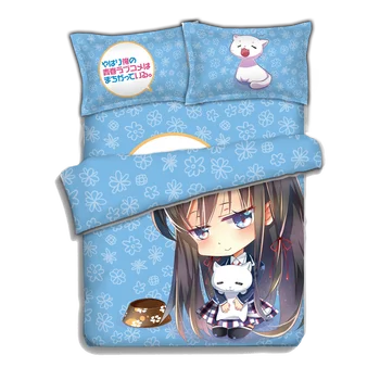 Japanese Anime Yukinoshita Yukino Bed sheets Bedding Sheet Bedding Sets Bedcover Quilt Cover Pillow Case 4PCS
Japanese Anime Yukinoshita Yukino Bed sheets Bedding Sheet Bedding Sets Bedcover Quilt Cover Pillow Case 4PCS